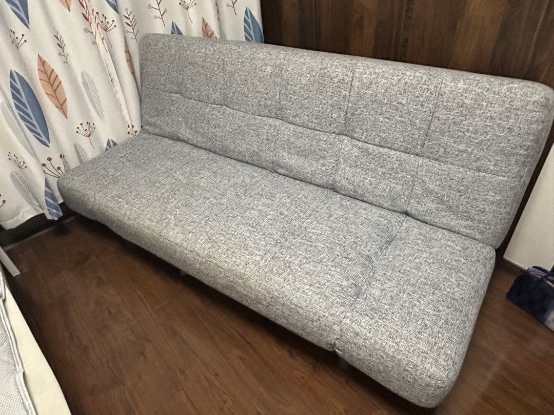 Y代官ニトリ　グレー ソファベッド幅183cm 直接引取　杉並区阿佐ヶ谷