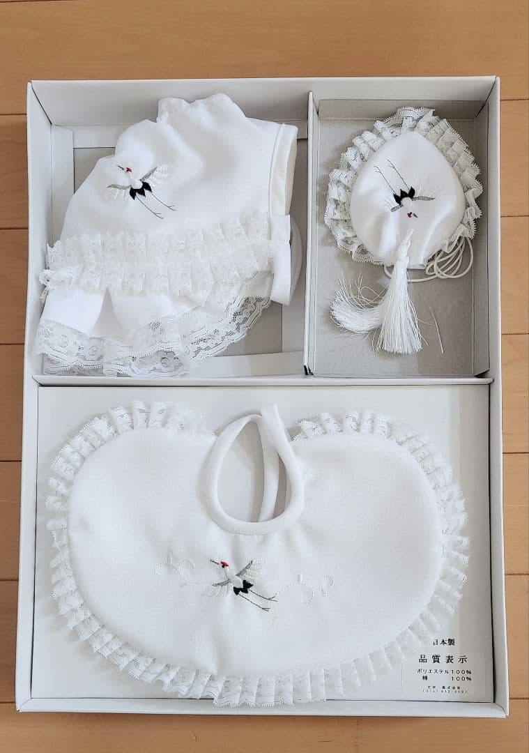 お宮参りセット&七五三セット　女の子正絹産着披布