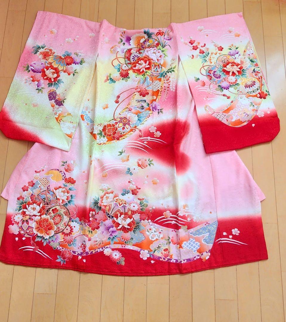 お宮参りセット&七五三セット　女の子正絹産着披布