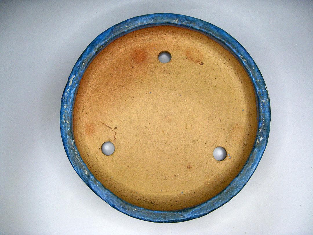 #初代 #平安東福寺 #均釉 #太鼓胴鉢 #盆栽 #古作 #小品 #丸鉢 #陶印