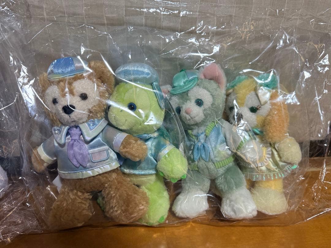 未使用未開封 ダッフィー&フレンズ バケパ限定 ポージープラッシー フルセット