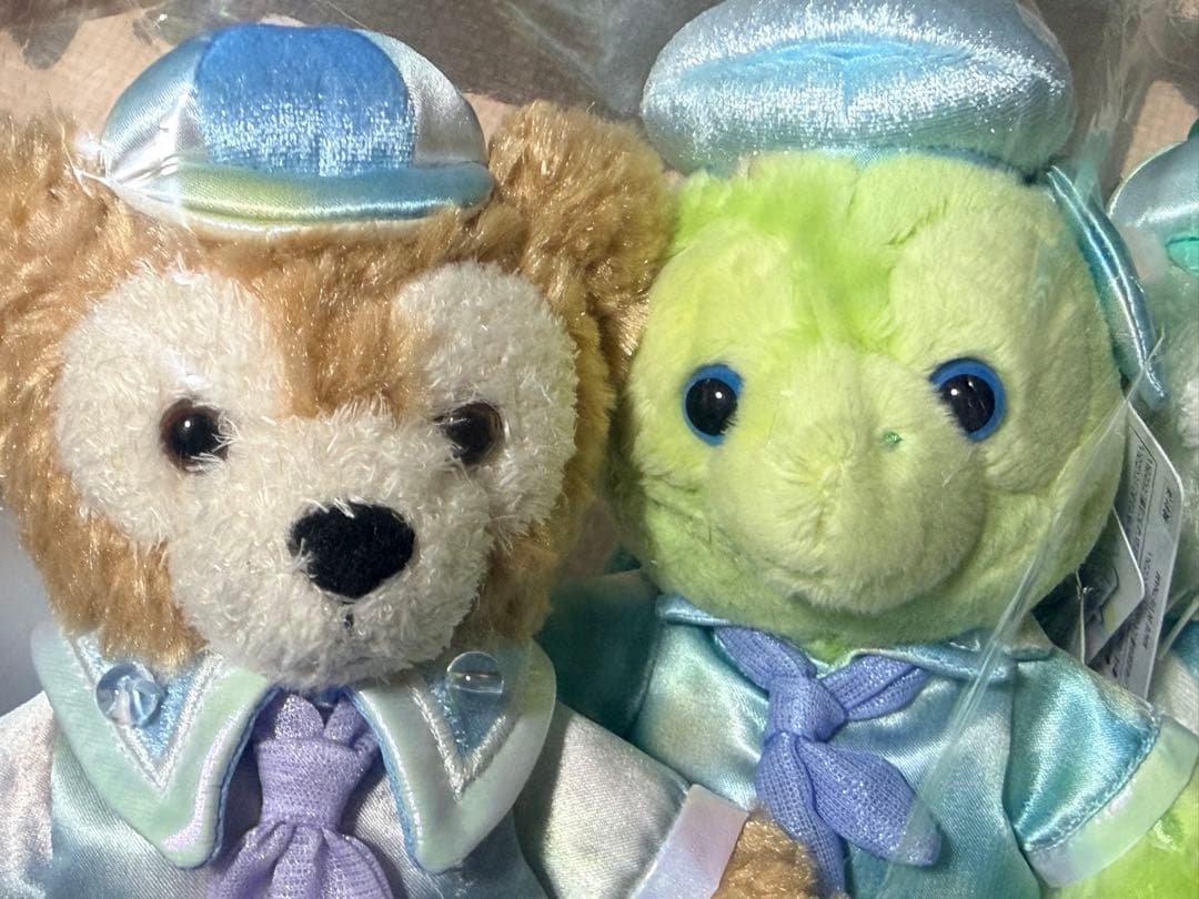 未使用未開封 ダッフィー&フレンズ バケパ限定 ポージープラッシー フルセット