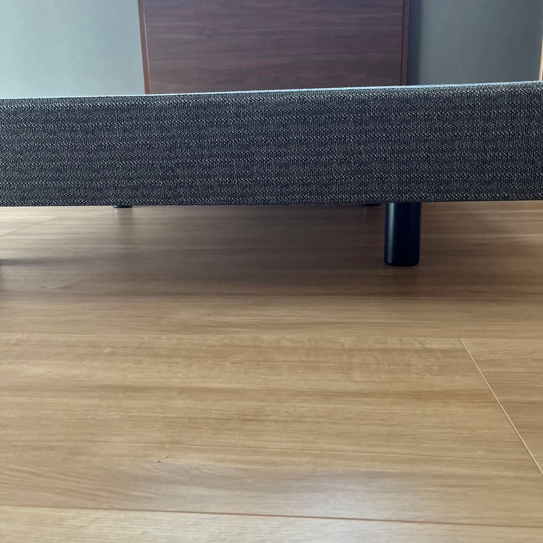 美品　シモンズ　SIMMONS セミダブル ファブリック　ベッドフレーム