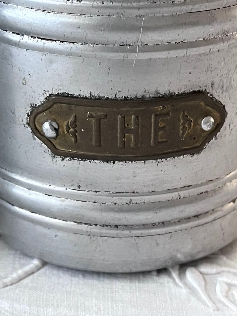 【美品】フランスアンティーク アルミキャニスター 4点セット[3869]