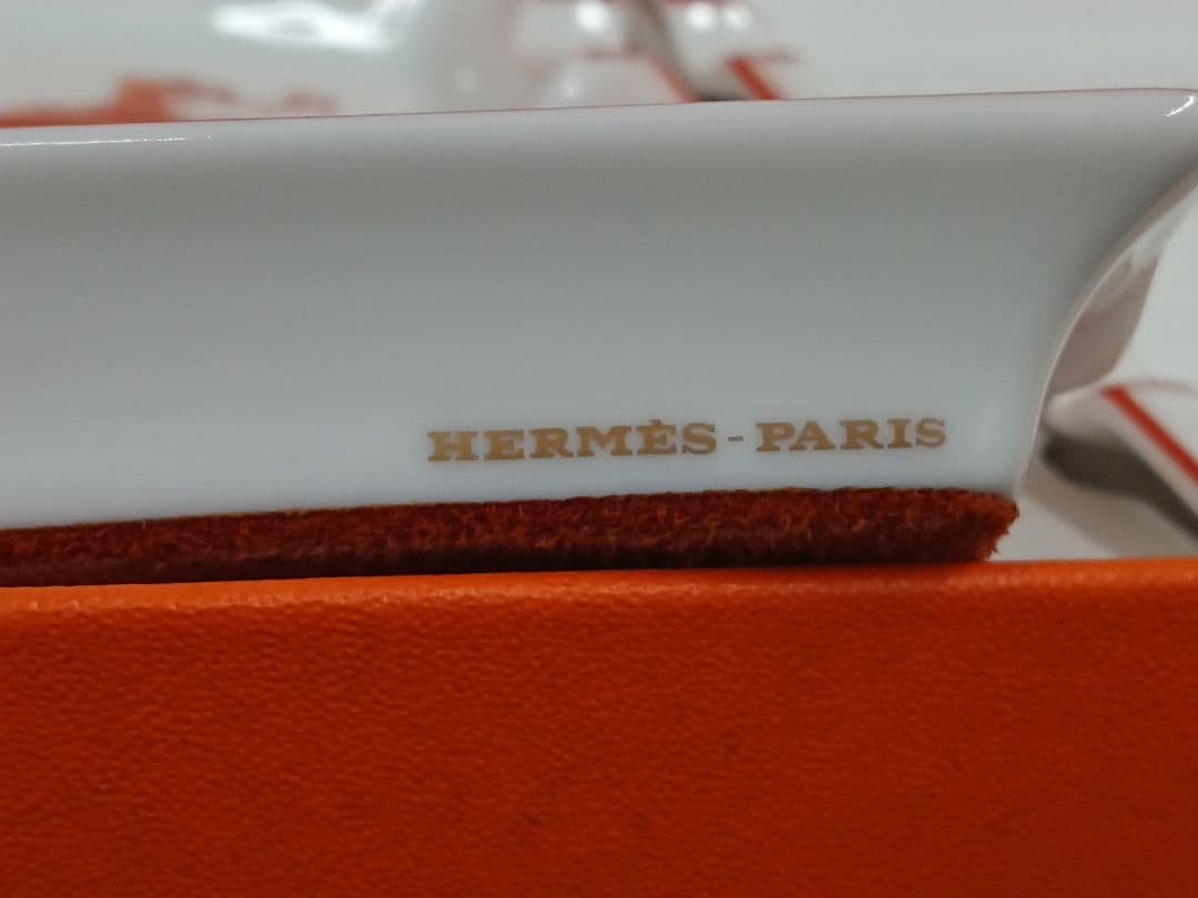 S【希少品】 エルメス HERMES ミニアッシュトレイ 4客セット 犬柄