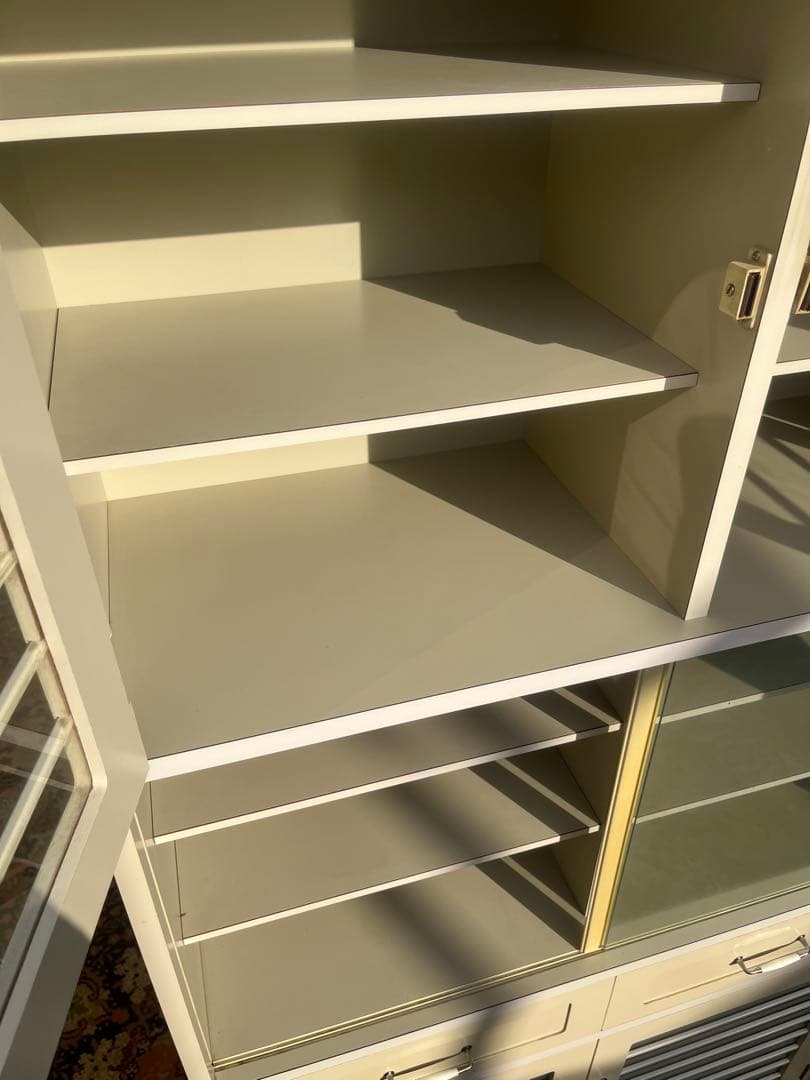 飾り棚 アーチ 食器棚 昭和レトロ レトロポップ 当時物インテリア 白 ホワイト