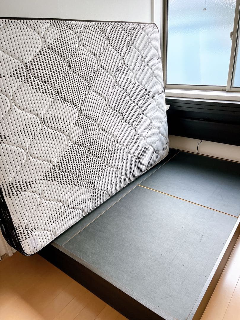 ななまま　アンネルベッド　ダブルマットレス　ソフト　フレーム付き