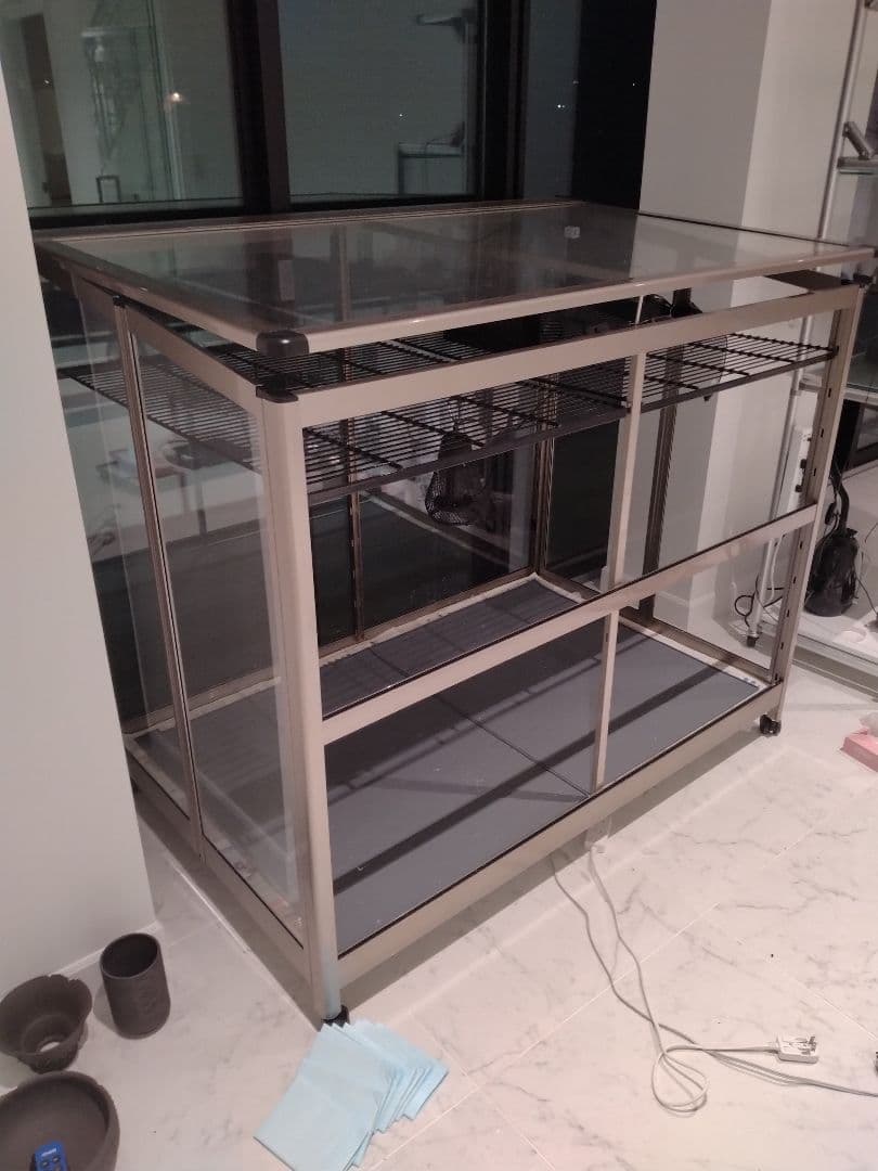 スワン商事 折りたたみ温室（屋外用）ステンカラー色