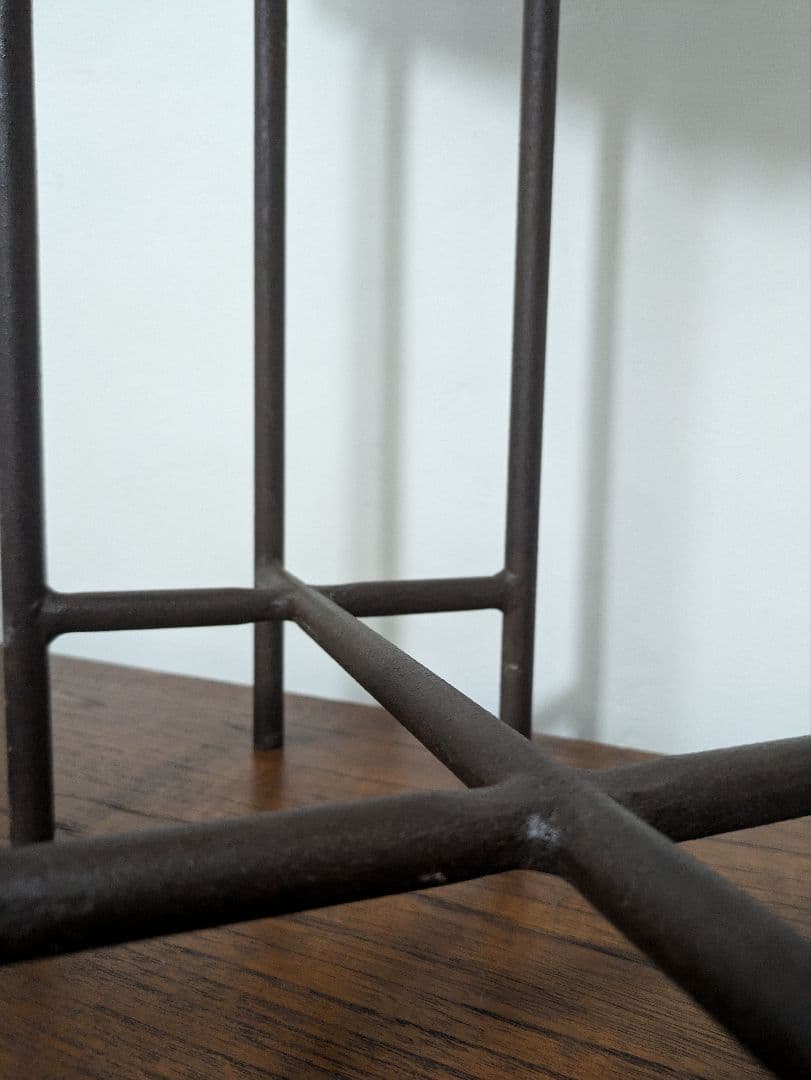 大理石　鉄　ヴィンテージ　サイドテーブル　コーヒーテーブル　アンティーク　インド