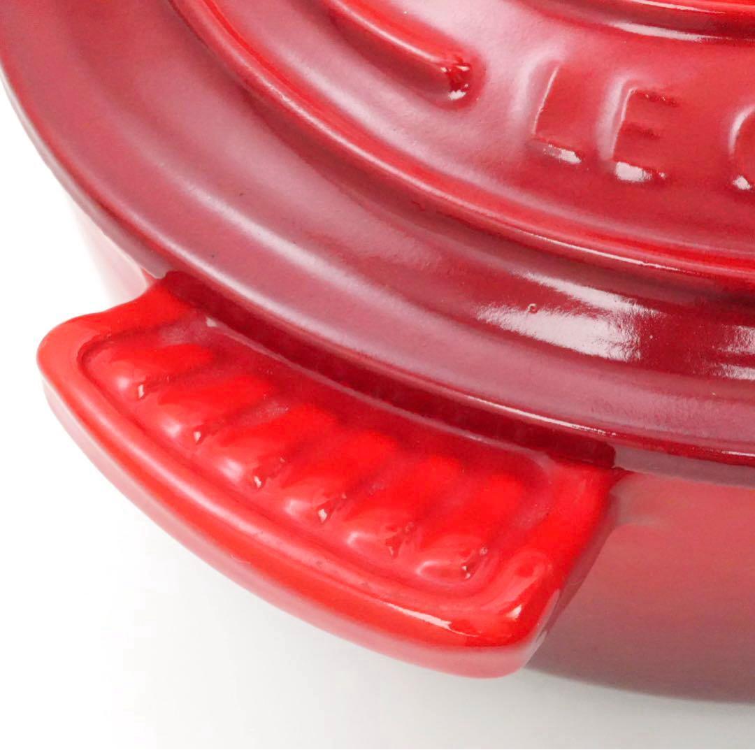 【未使用】LE CREUSET　ココット ダムール チェリーレッド　18cm