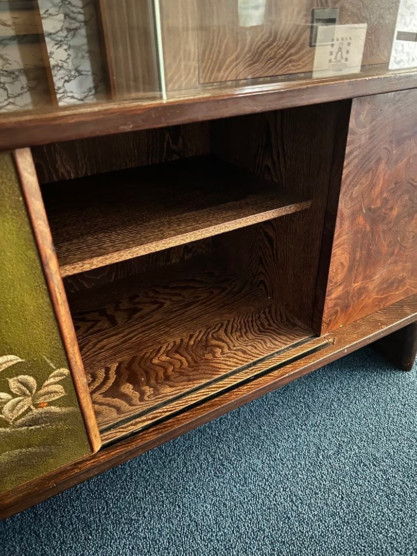 水屋箪笥/レトロな木製キャビネット