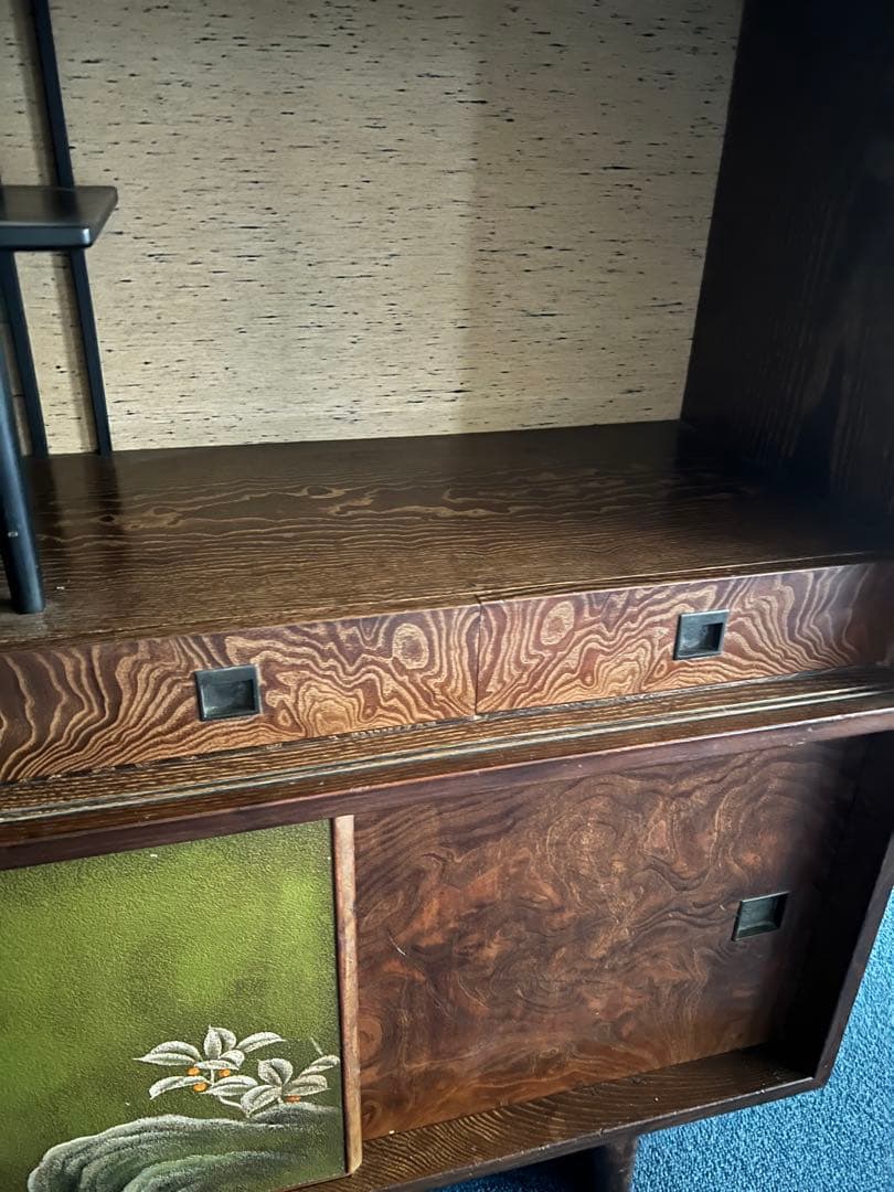 水屋箪笥/レトロな木製キャビネット