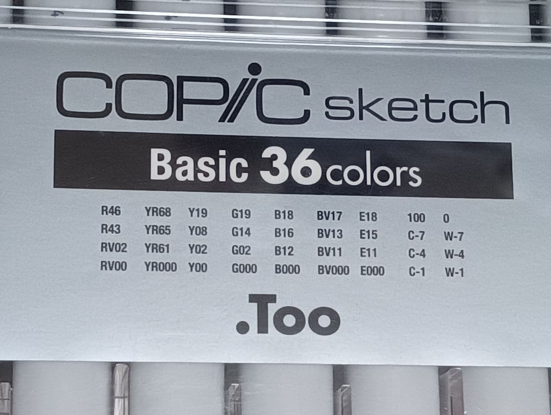 コピックスケッチ ベーシック36色セット COPIC sketch