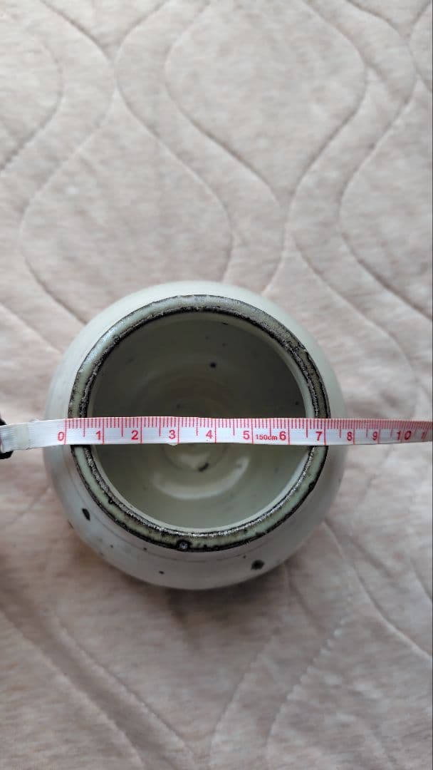 新品　粉引　塩壺　大　加藤祥孝さん