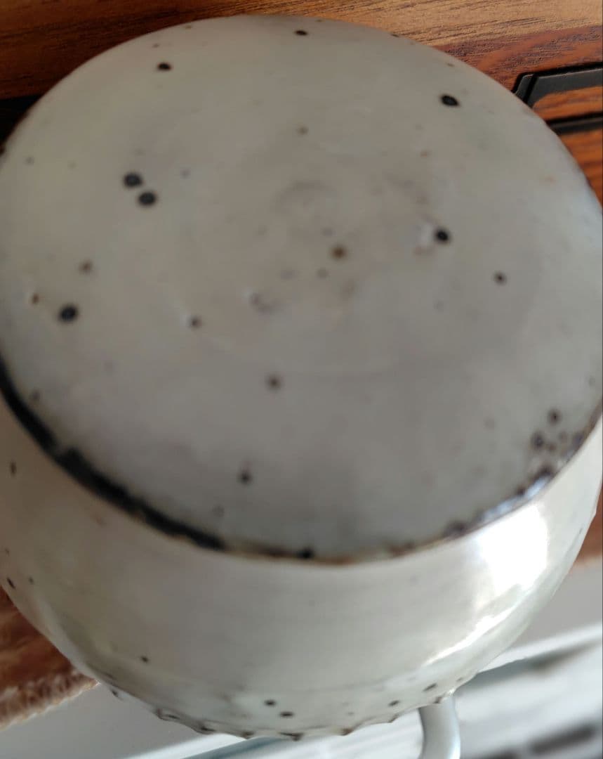 新品　粉引　塩壺　大　加藤祥孝さん