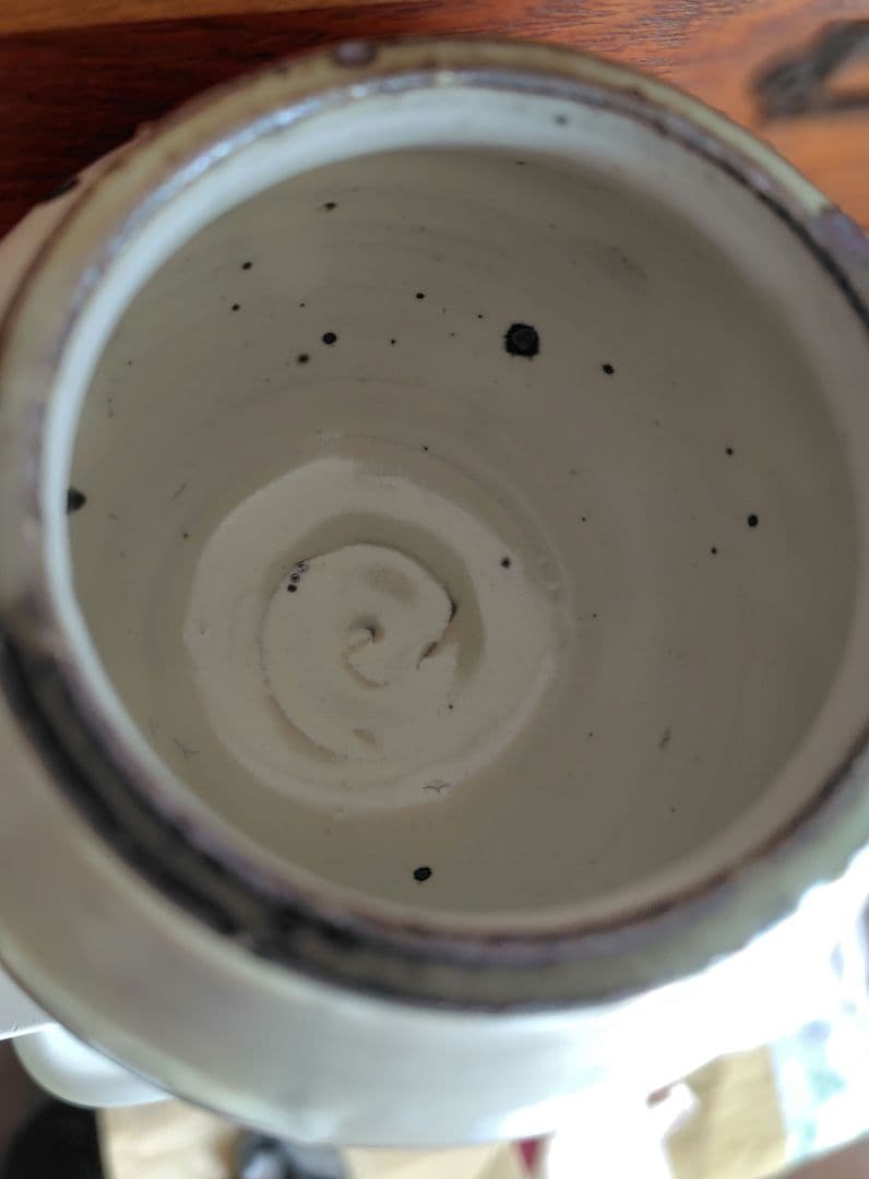 新品　粉引　塩壺　大　加藤祥孝さん