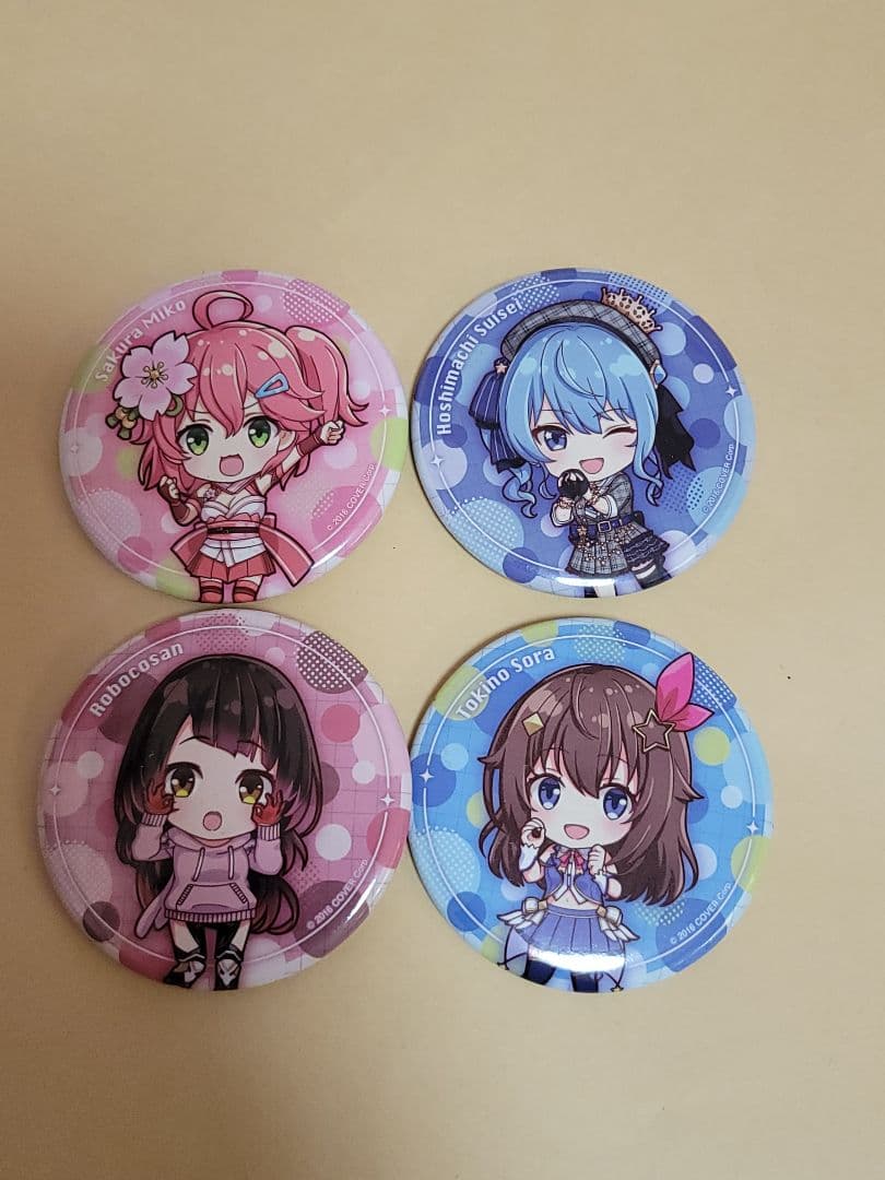 ホロライブ エキスポ 缶バッジ さくらみこ ときのそら 星街すいせい