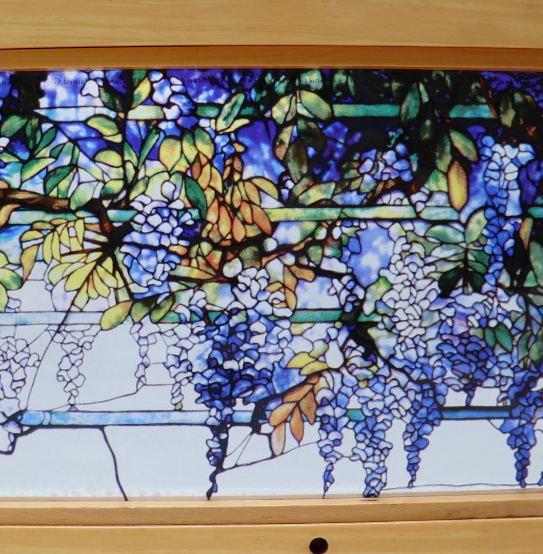 ティファニー ローレルトンホール 木製フレーム ヴィンテージ ステンド