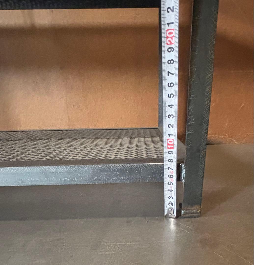 アイアンシェルフ　３段　植物棚　アイアンラック