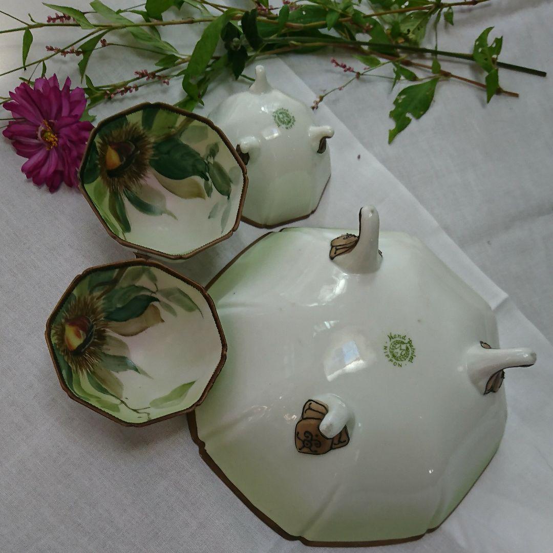 オールドノリタケのナッツボール・セット