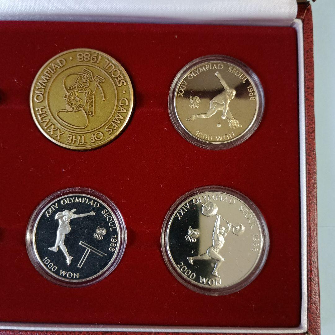 1988年ソウルオリンピック記念1000W、2000Wコインセット - メルカリ