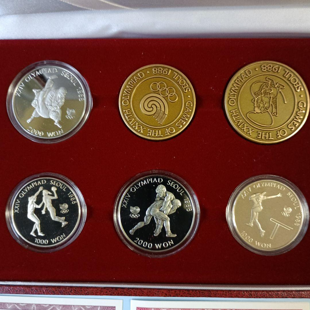 1988年ソウルオリンピック記念1000W、2000Wコインセット - メルカリ