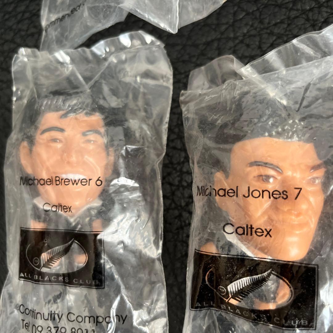 オールブラックス フィギュアセット 15体 Caltex ラグビー ノベルティ