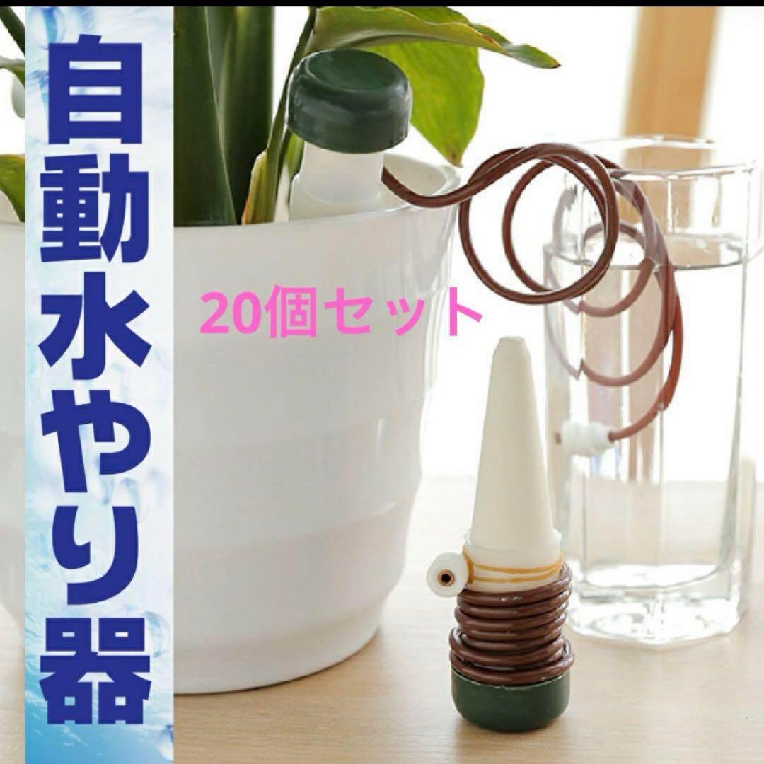 20個セット　自動給水キャップ 水やりキット 自動給水装置　自動水やり器