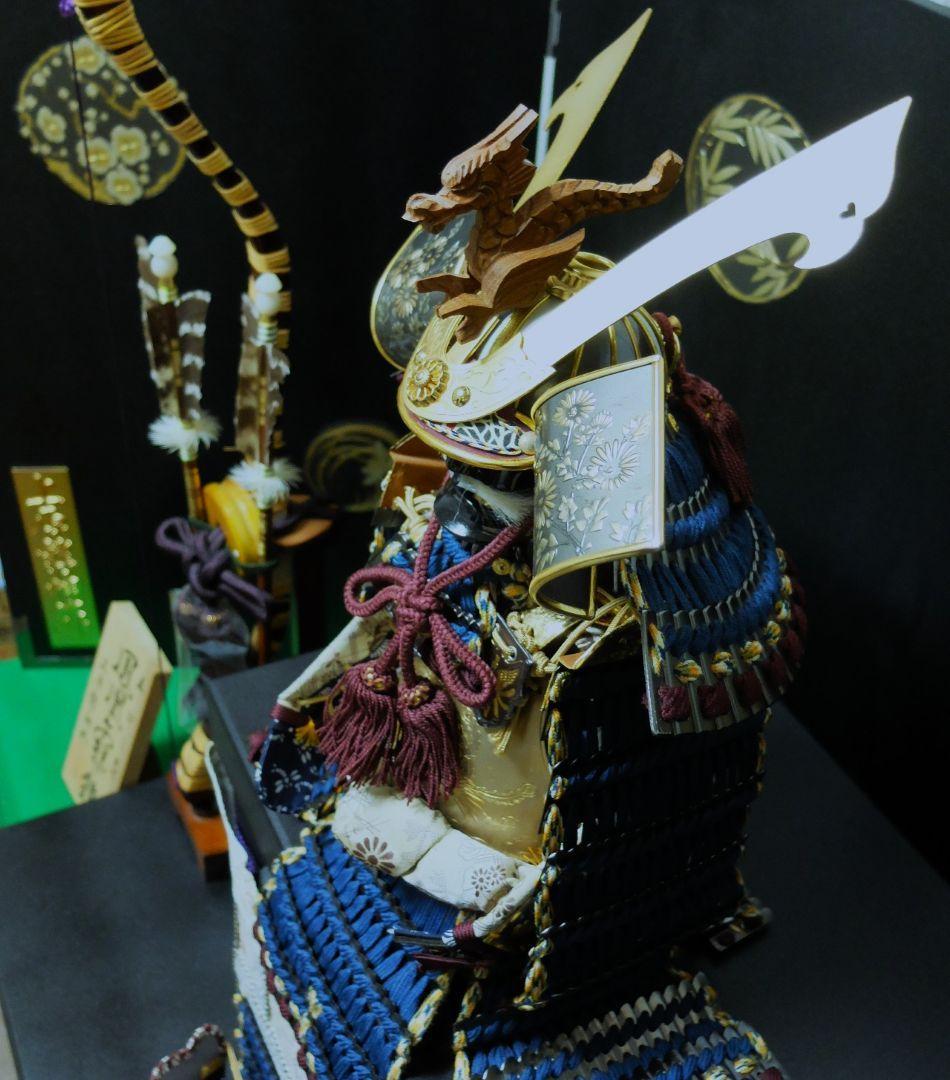 上原鎧袖 作　五月人形装飾一式