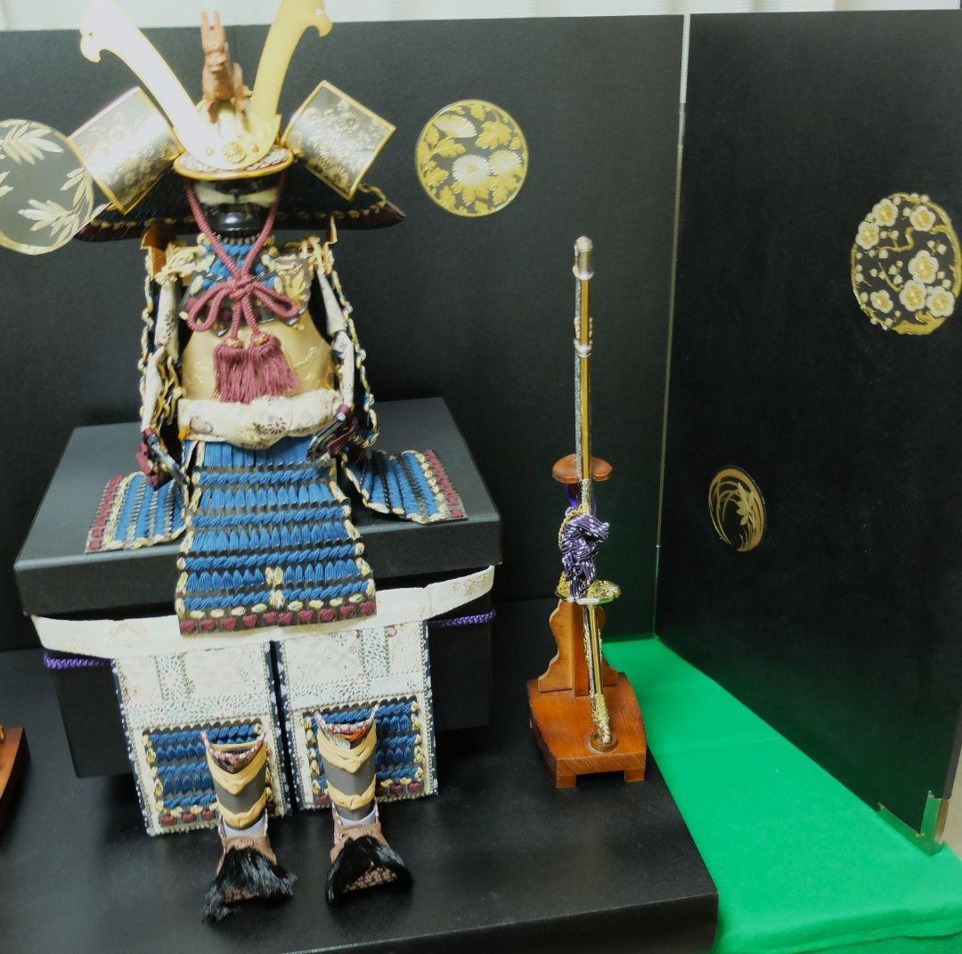 上原鎧袖 作　五月人形装飾一式