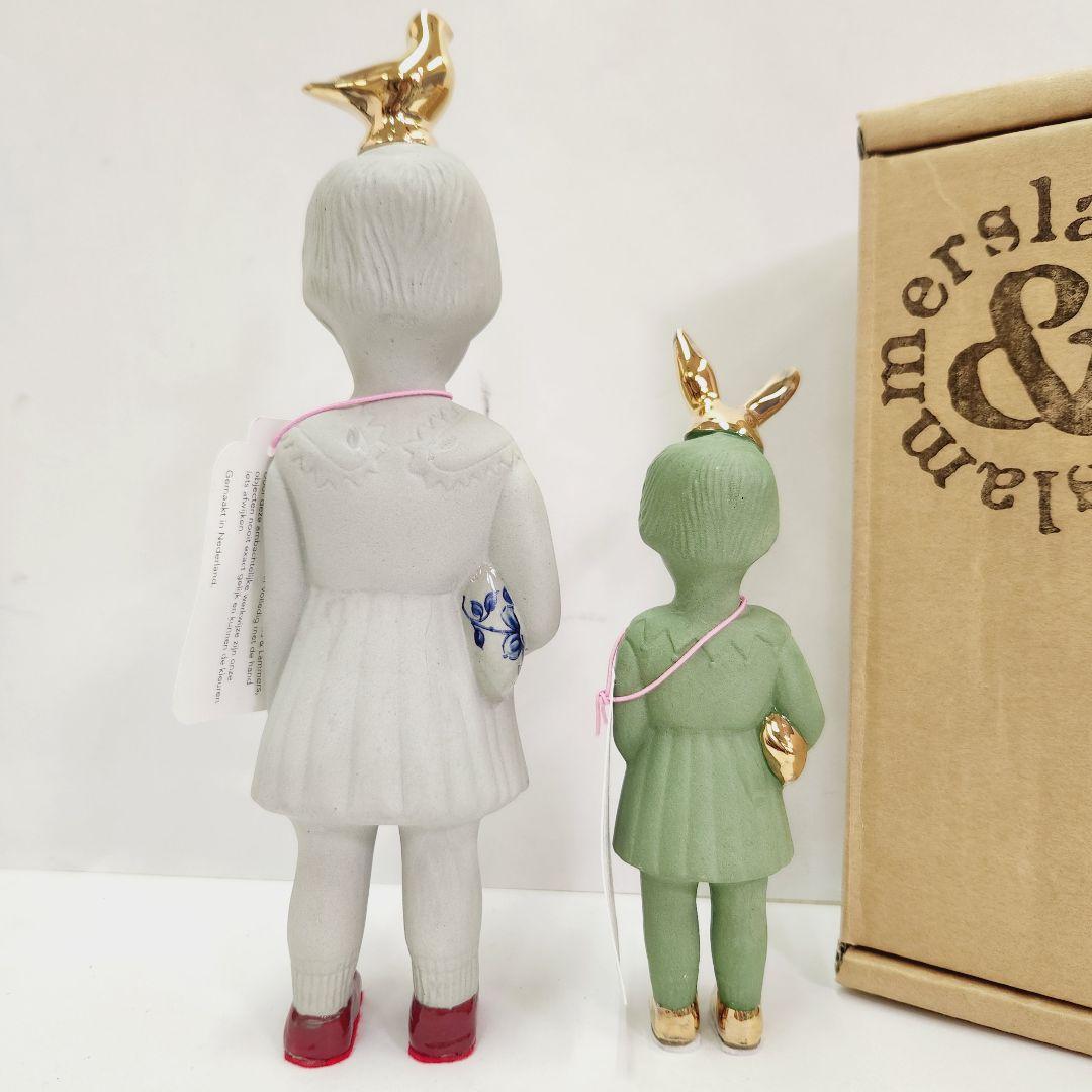 lammers&lammers クロネットドール 陶器 花瓶 2体 オランダ - メルカリ