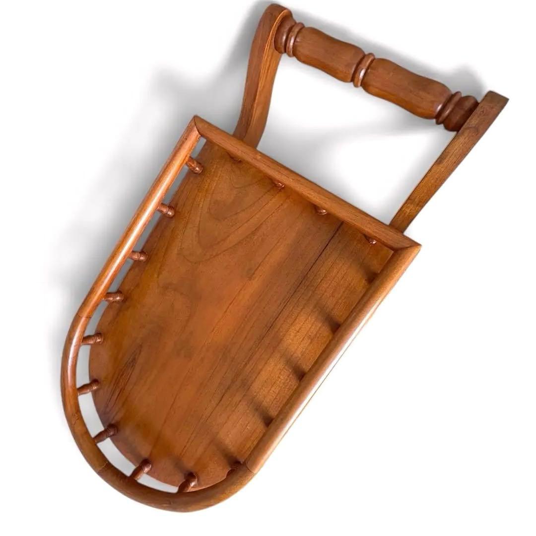 希少✨木製 アンティーク キッチンワゴン ワインホルダー レトロ 木彫装飾