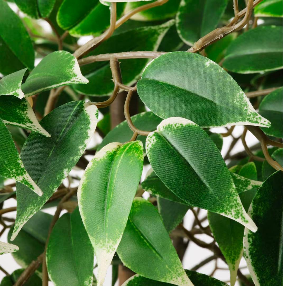 鉢カバー付き】IKEA フェイクグリーン フェイカ人工観葉植物