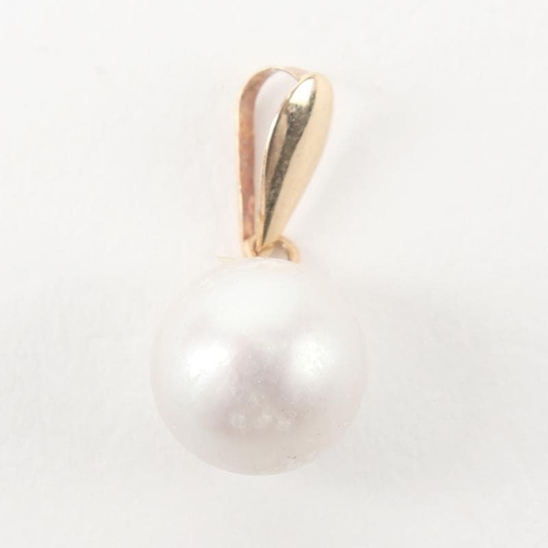 ネックレストップ　パール8.2㎜　K18　0.9g　A232