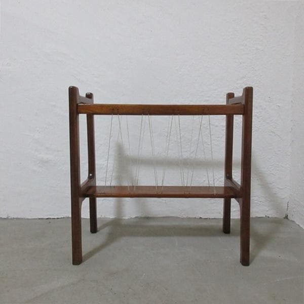 イギリス ビンテージ 家具 マガジンラック 新聞入れ 楽譜入れ 英国 6797d