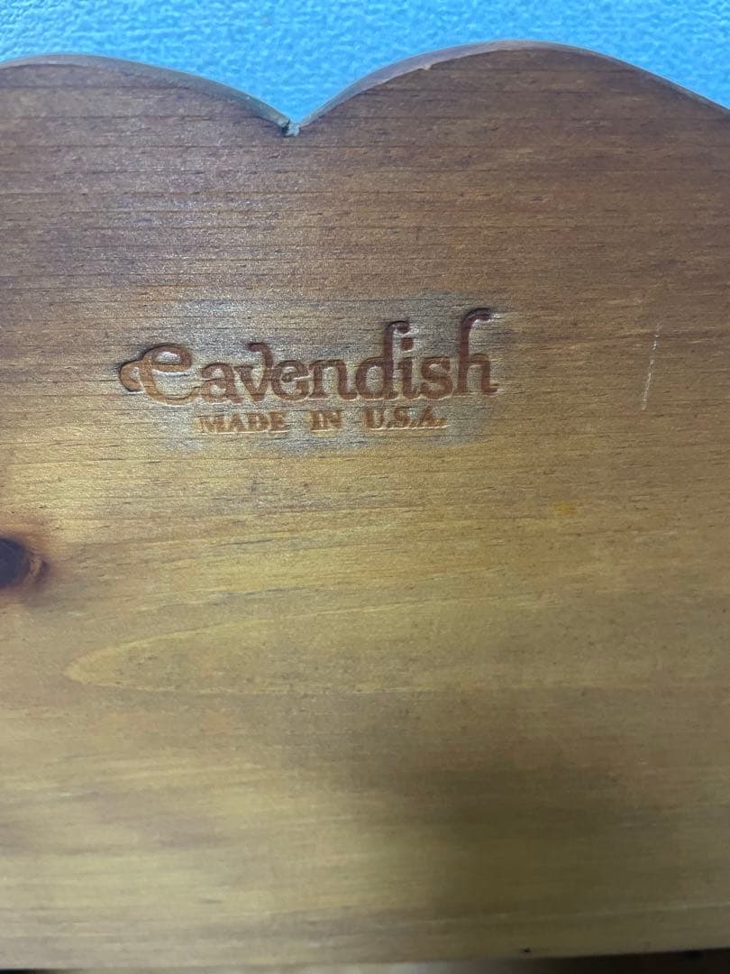 木製マガジンラック ハート型取っ手