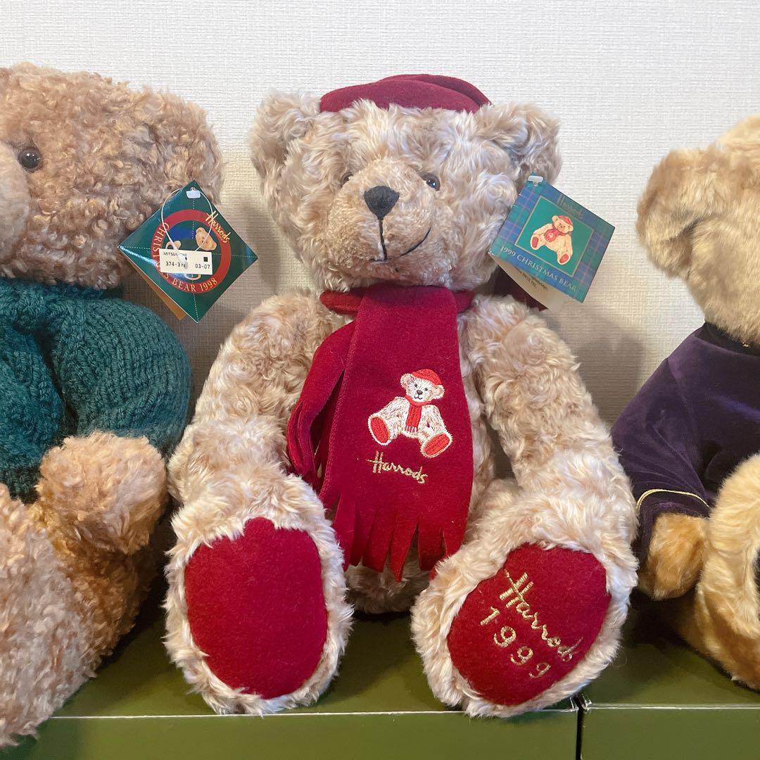 Harrods ハロッズ 1999年 テディベア イヤーベア クリスマスベア
