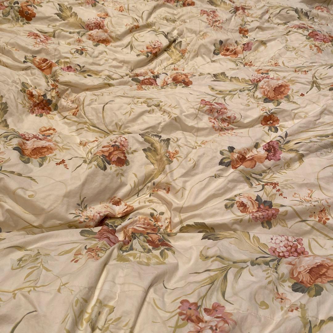 布団 羽毛布団 掛ふとん DownQuilt 花 フランスランデスダウン 日本製