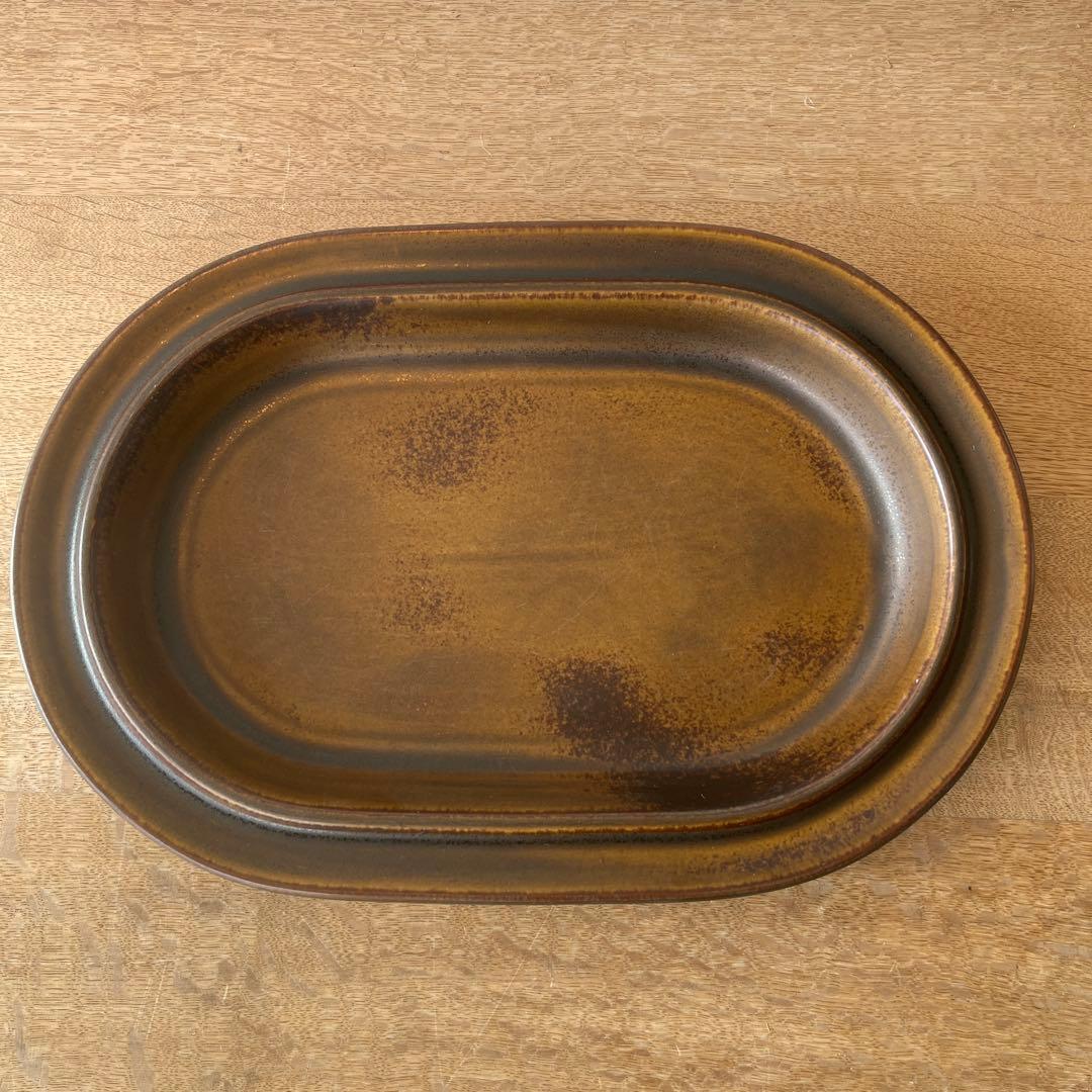 アラビア Arabia ルスカ Ruska 楕円 大皿 オーバル