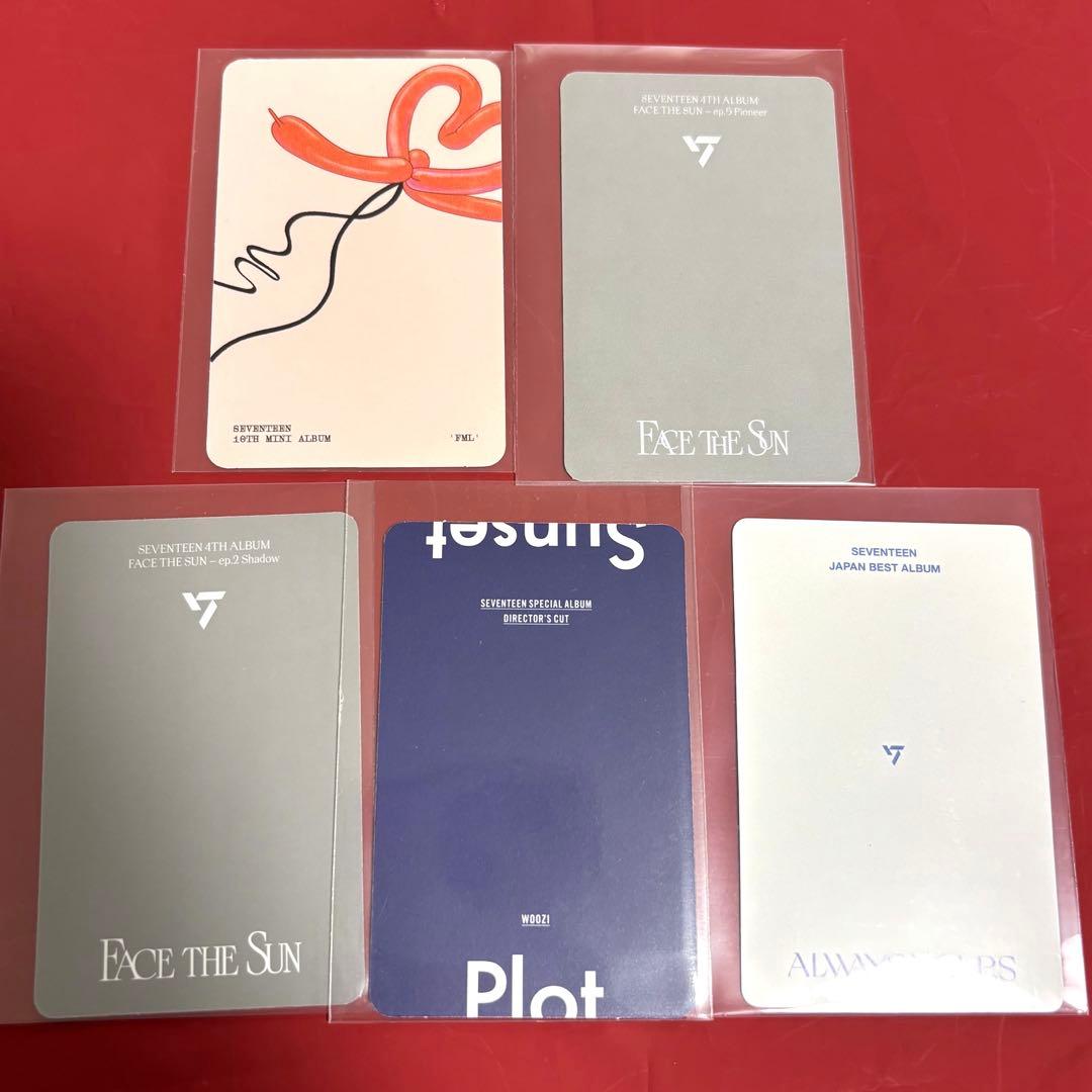 ウジ WOOZI SEVENTEEN トレカ5枚まとめ売り - メルカリ