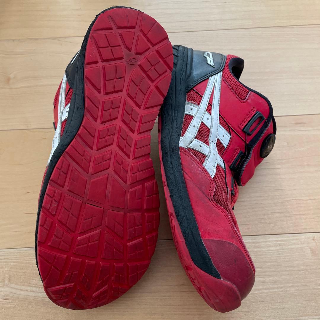 安全靴 CP209 BOA asics アシックス 27cm レッド - メルカリ