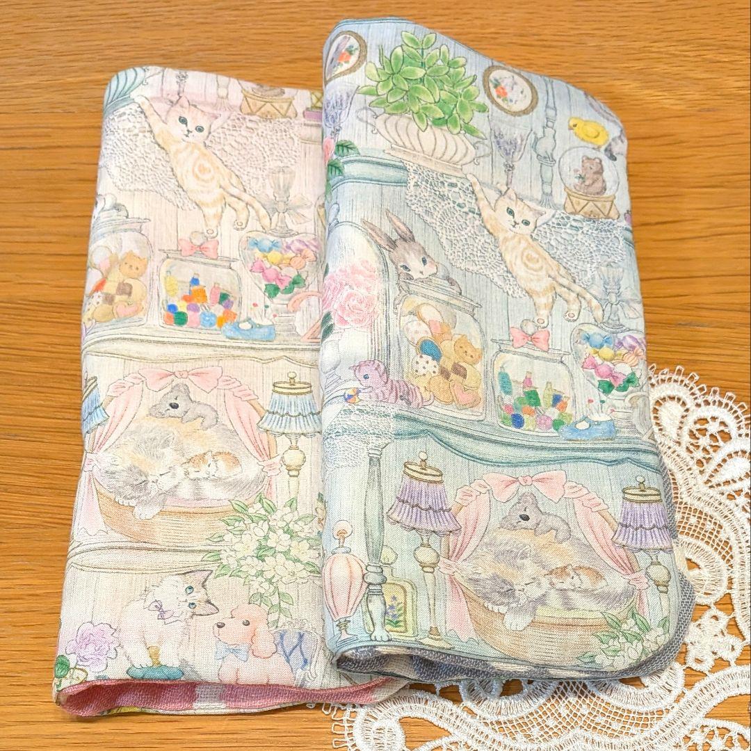 めがねうさぎ様☆ふわふわガーゼハンカチ⭐️ユキエモン