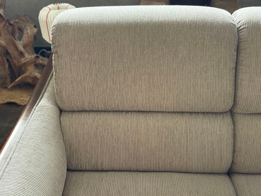 ① 希少　グレーファブリック　セパレートソファ　ビンテージソファ　nZ