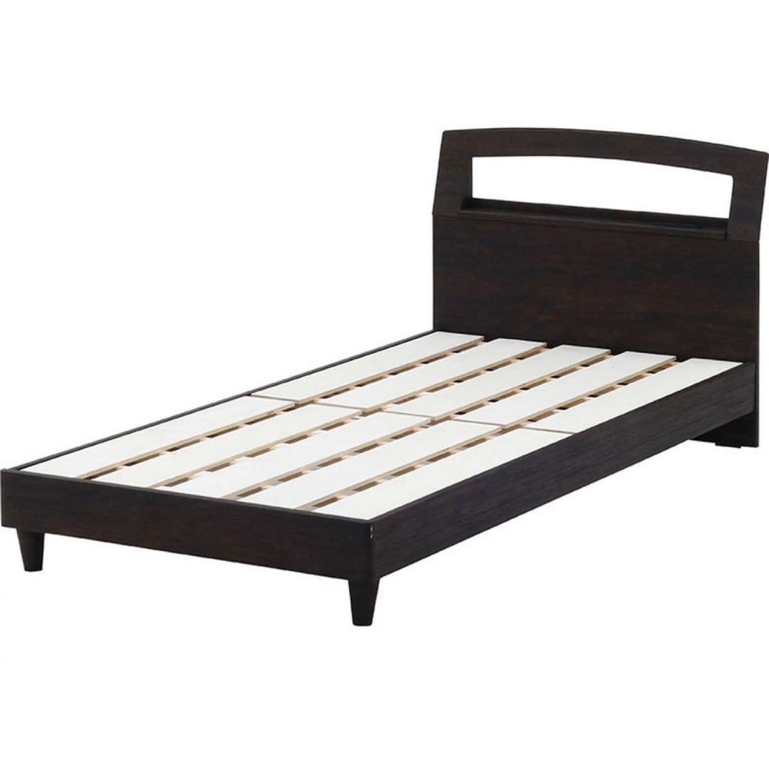 【送料無料・新品未使用】木製ベッドフレーム　ヘーゼル　S シングル