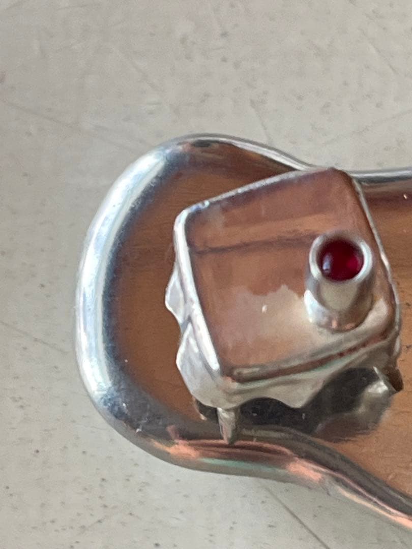 スターリングsilver９２５天然宝石ミニファニチャーアトリエ「之」