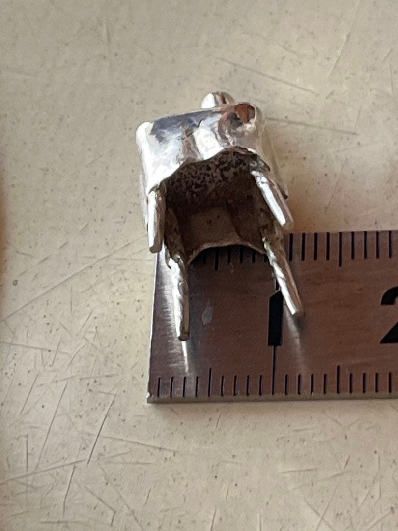 スターリングsilver９２５天然宝石ミニファニチャーアトリエ「之」