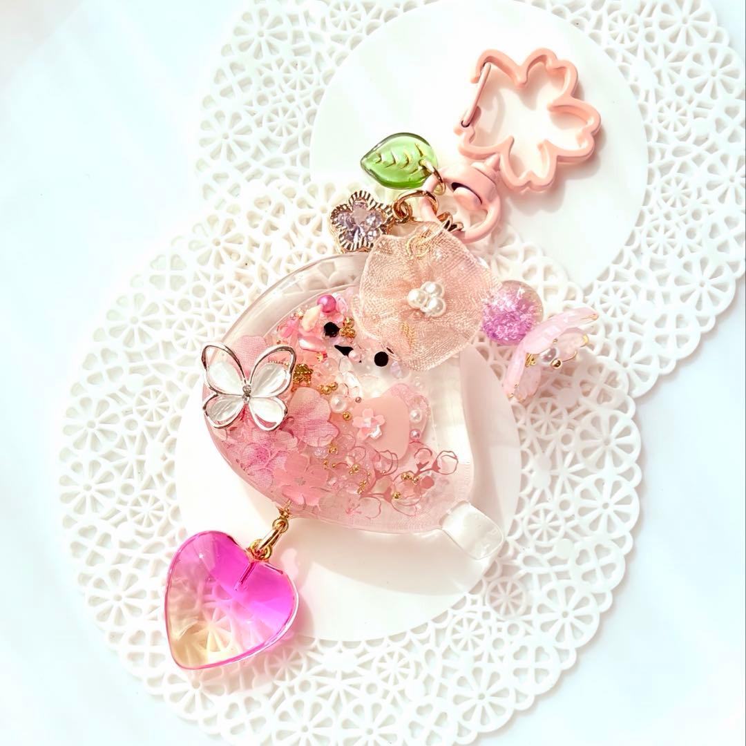 再販【レジン♡シェイカー】シマエナガさん♡桜ゼリー・しっぽ - メルカリ