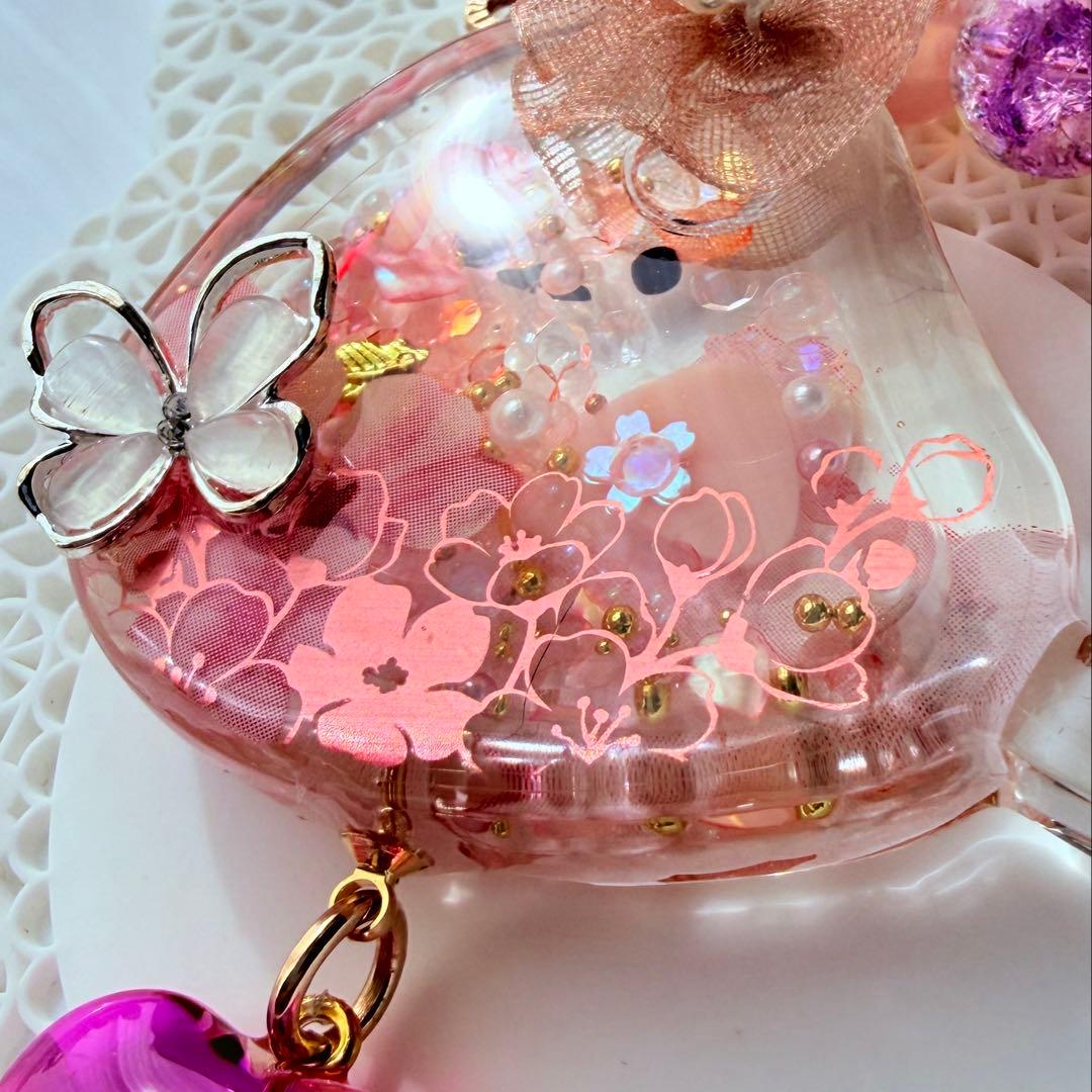 再販【レジン♡シェイカー】シマエナガさん♡桜ゼリー・しっぽ - メルカリ