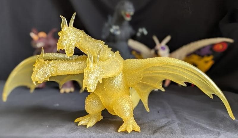 ＧＭＫ大怪獣総攻撃 ゴジラ＆モスラ＆バラゴン＆キングギドラクリア　４体セット