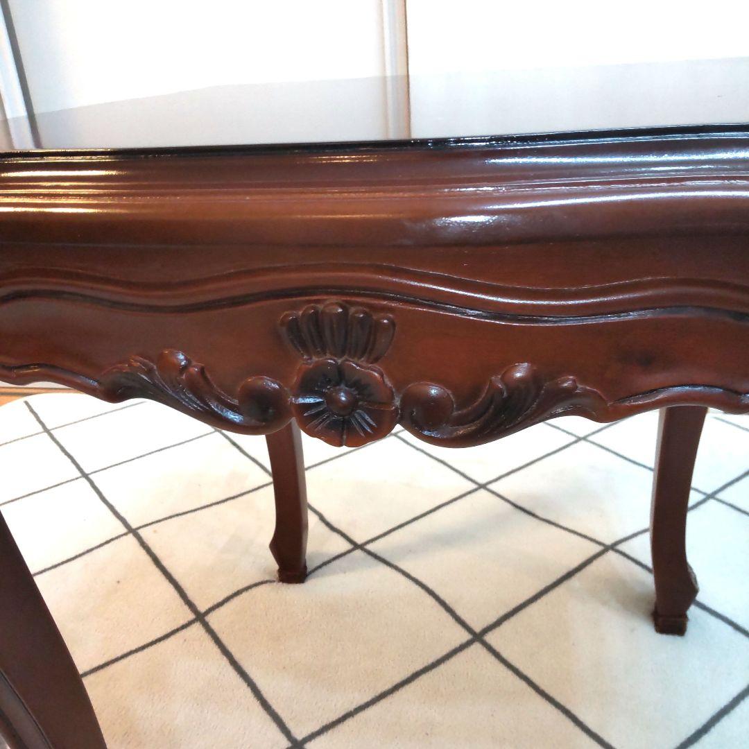 JAMページ 猫脚 アンティーク マホガニー家具 サイドテーブル